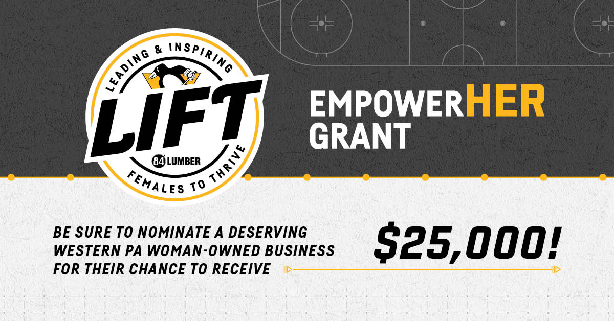 Penguins Launch EmpowerHER Grant Partnership | 84 Lumber