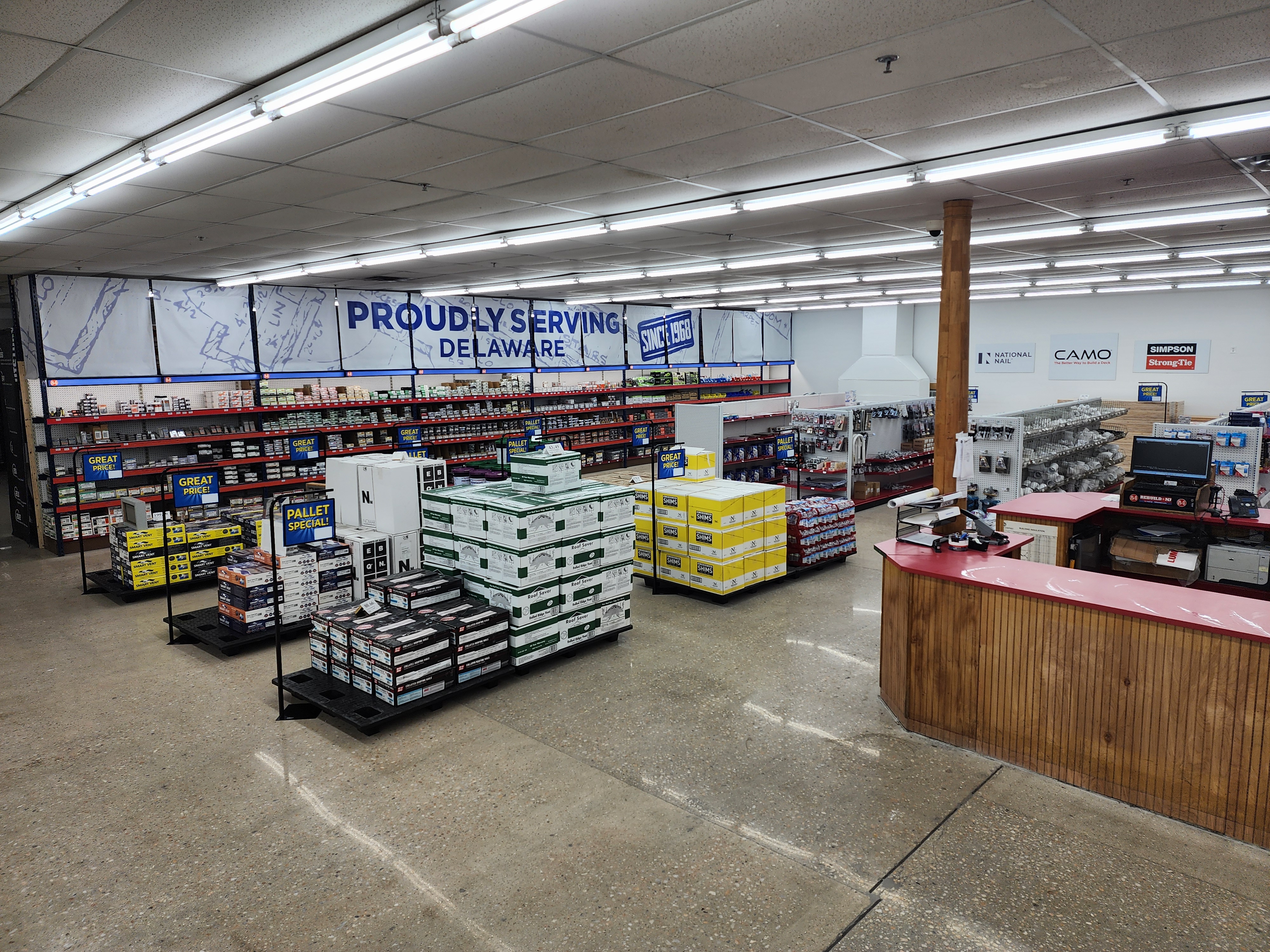 84 Lumber Milford Showroom Floor Reset